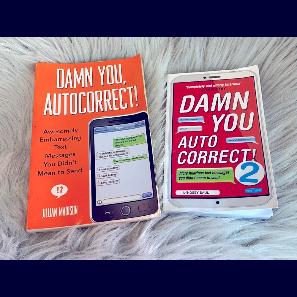 Hysterical “DAMN YOU AUTO CORRECT” Books